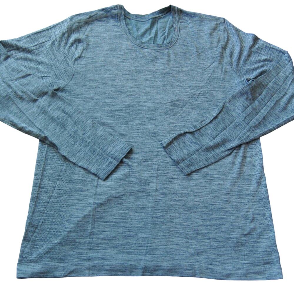 Lululemon Large Gray Lightweight Metal Vent Tech Long Sleeve Shirt